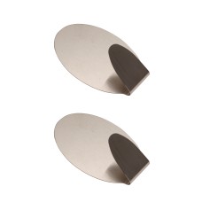 BGS Technic Stainless Steel Adhesive Hooks | 45 x 70 mm | 1.5 kg | 2 pcs. BGS Technic Stainless Steel Adhesive Hooks | 45 x 70 mm | 1.5 kg | 2 pcs.