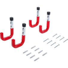 BGS Technic Wall Hook Set | 4 pcs. BGS Technic Wall Hook Set | 4 pcs.
