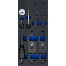BGS Technic Tool Tray 1/3: Engine Timing Tool Set | for Porsche Panamera, Cayenne V8 | 8 pcs.