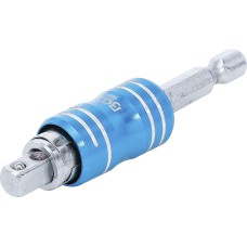 BGS Technic Bit and Socket Holder | external Square, internal Hexagon 6.3 mm (1/4