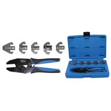BGS Technic Crimping Tool Set with | 5 Pairs of Jaws