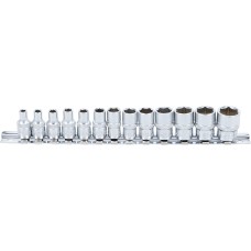 BGS Technic Socket Set, Hexagon | 6.3 mm (1/4