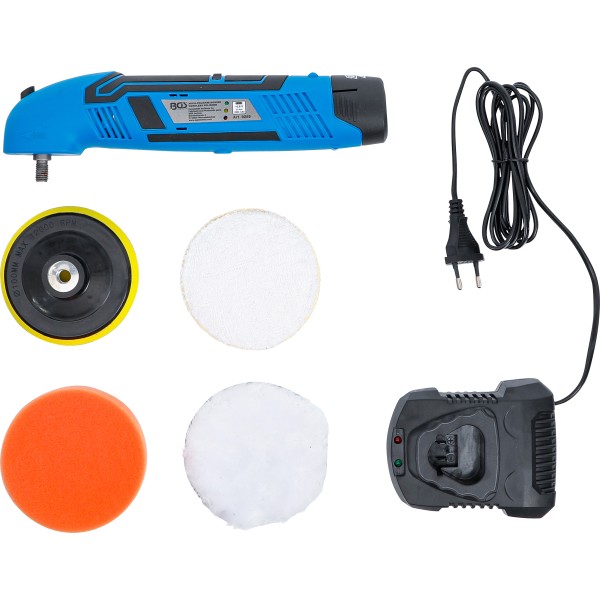 BGS Technic Cordless Polisher | max. 3000 rpm | 10.8 V | 1.3 Ah BGS Technic Cordless Polisher | max. 3000 rpm | 10.8 V | 1.3 Ah