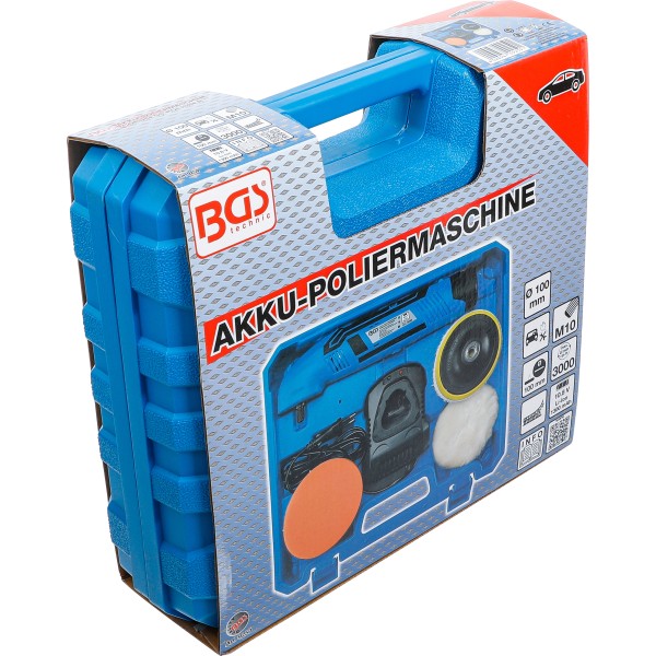 BGS Technic Cordless Polisher | max. 3000 rpm | 10.8 V | 1.3 Ah BGS Technic Cordless Polisher | max. 3000 rpm | 10.8 V | 1.3 Ah