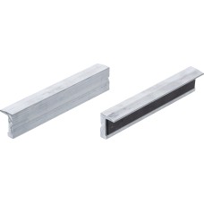 BGS Technic Bench Vice Jaw Protectors | Aluminium | 150 mm | 2 pcs.
