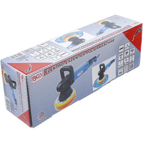 BGS Technic Eltectric Eccentric Polisher | max. 6000 rpm | 900 W BGS Technic Eltectric Eccentric Polisher | max. 6000 rpm | 900 W