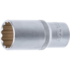 BGS Technic Socket, 12-point, deep | 12.5 mm (1/2