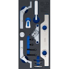 BGS Technic Tool Tray 1/3: Engine Timing Tool Set | for Opel (Vauxhall), Saab, Chevrolet 2.0l / 2.4l