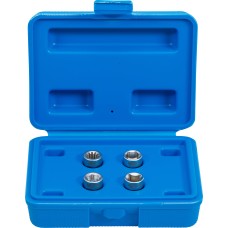 BGS Technic Pentagon Socket Set | 12 mm Drive | 4 pcs.