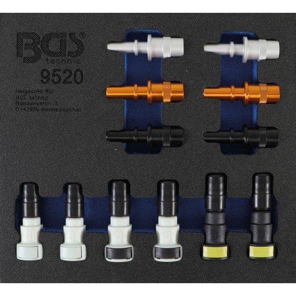 BGS Technic Tool Tray 1/6: Fuel Pipe Sealing Plug Assortment | 12 pcs. BGS Technic Tool Tray 1/6: Fuel Pipe Sealing Plug Assortment | 12 pcs.