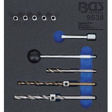 BGS Technic Tool Tray 1/6: Thread Repair Kit | for Injector Fastening Screws | 10 pcs.