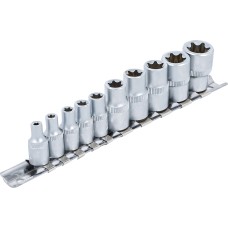BGS Technic Socket Set, E-Type | 6.3 mm (1/4