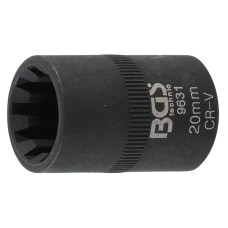 BGS Technic Brake Calliper Socket | 10-point | for VAG and Porsche | 20 mm