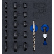 BGS Technic Tool Tray 1/6: Hole Punch Set | for Parking Sensors | Ã˜ 17 - 32 mm