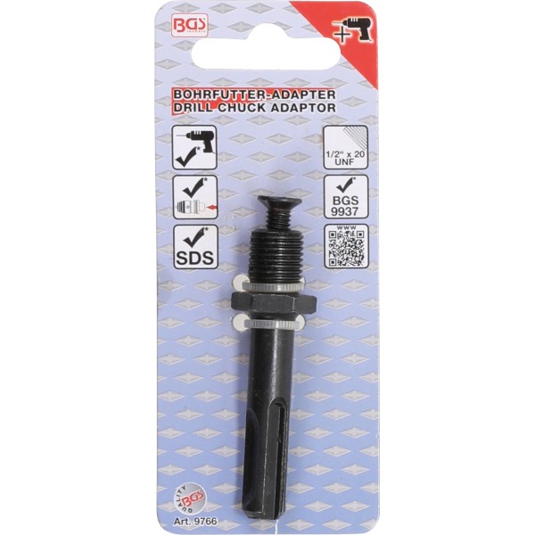 BGS Technic Drill Chuck Adaptor | 1/2 BGS Technic Drill Chuck Adaptor | 1/2