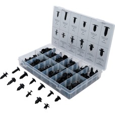 BGS Technic Automotive Clip Assortment | Universal | 192 pcs.
