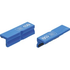 BGS Technic Bench Vice Jaw Protectors | plastic | 100 mm | 2 pcs.