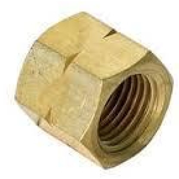 LH BSP Brass Nut LH BSP Brass Nut