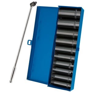 Draper EXPERT 10 Piece Deep Impact Socket Set + 640mm Breaker Bar BUNDLE