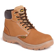 Sterling Steel Wheat Nubuck Safety Boot