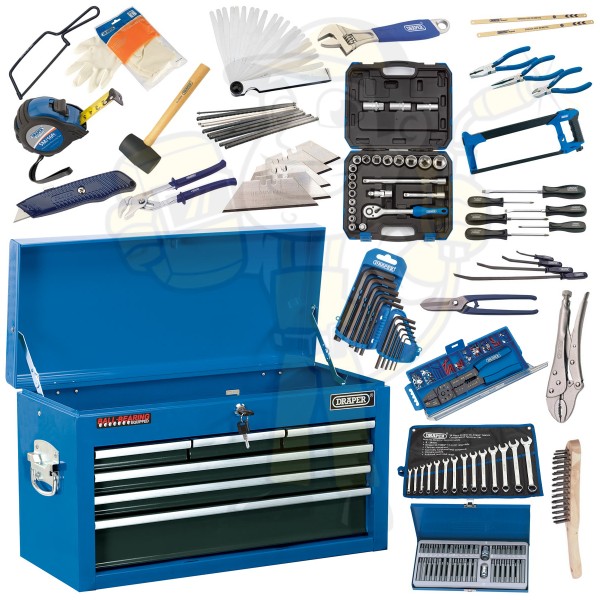 Draper 245 Piece Workshop Tool Chest Kit (A) Draper 245 Piece Workshop Tool Chest Kit (A)