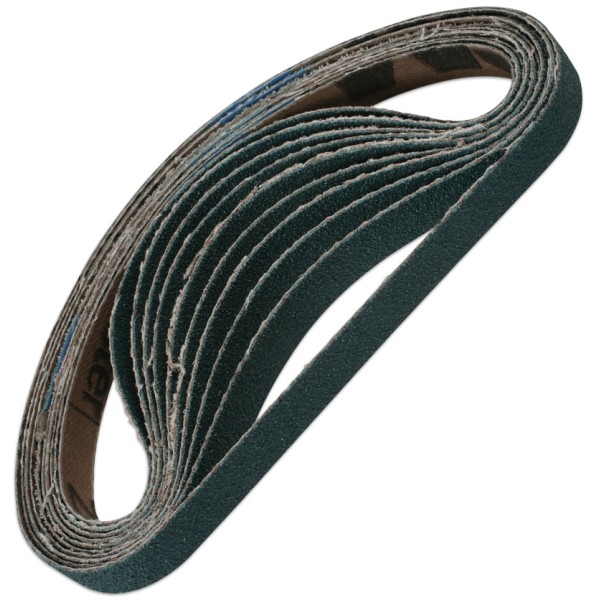 Abrasive File Belt 10mm x 330mm Grit 40 (10 PACK) Abrasive File Belt 10mm x 330mm Grit 40 (10 PACK)
