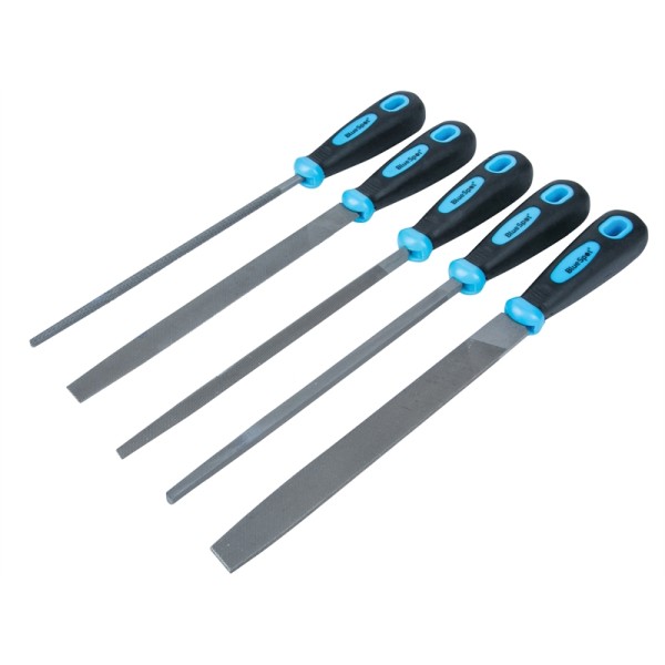 BlueSpot Handled File Set 5 Piece 200mm (8in) BlueSpot Handled File Set 5 Piece 200mm (8in)