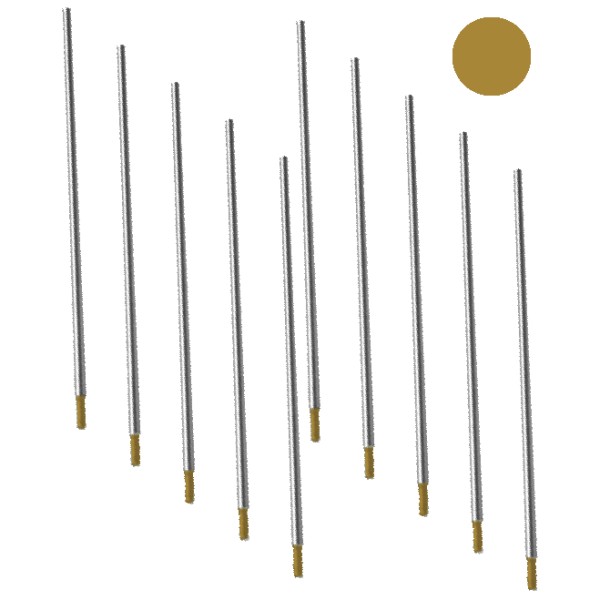 6.4mm X 150mm -  Multi Type Gold Pack Of 10 6.4mm X 150mm -  Multi Type Gold Pack Of 10