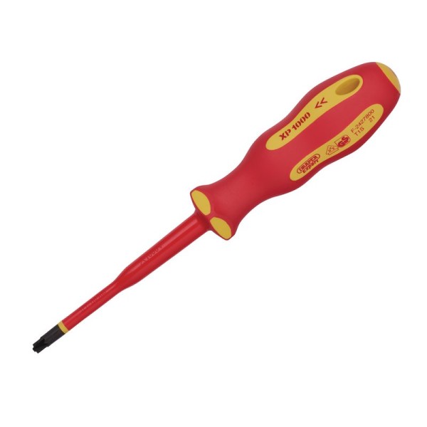 Draper EXPERT XP1000 VDE Slimline PZ/SL Type Screwdriver No.2 x 100mm Draper EXPERT XP1000 VDE Slimline PZ/SL Type Screwdriver No.2 x 100mm
