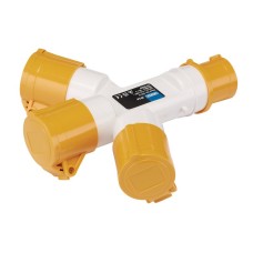 Draper 110V 3-Way Splitter 16A Draper 110V 3-Way Splitter 16A