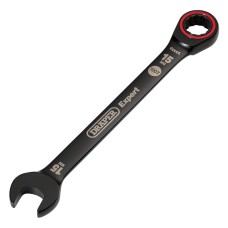 Draper EXPERT 15mm Hi-Torq® Metric Ratchet Combination Spanner - Black