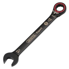 Draper EXPERT Hi-Torq® Metric Reversible Ratchet Combination Spanner - 17mm (Black)