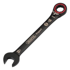 Draper EXPERT Hi-Torq® Metric Reversible Ratchet Combination Spanner - 18mm (Black)