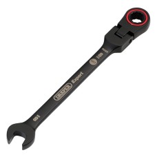 Draper EXPERT 8mm Hi-Torq® Metric Flexible Head Ratchet Combination Spanner - Black