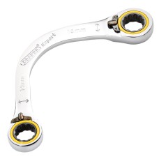 Draper EXPERT Hi-Torq® Double Ring Ratchet Half Moon Spanner - 14 x 16mm