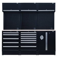 Bunker® Modular Storage Combo with Stainless Steel Worktop (14 Piece)
