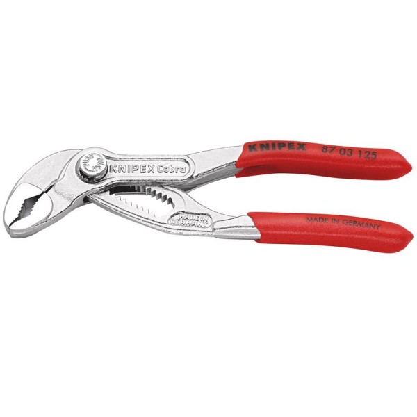 KNIPEX 87 03 125 Cobra® High-Tech Water Pump Pliers - 125mm KNIPEX 87 03 125 Cobra® High-Tech Water Pump Pliers - 125mm
