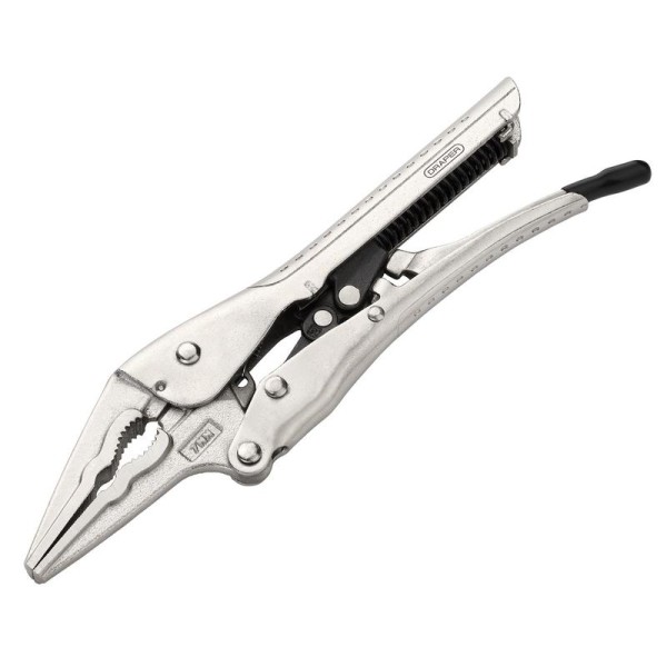 Draper Long Nose Locking Pliers - 200mm Draper Long Nose Locking Pliers - 200mm