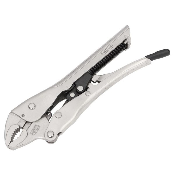 Draper Curved Jaw Auto Locking Pliers - 175mm Draper Curved Jaw Auto Locking Pliers - 175mm