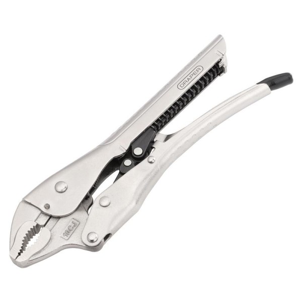 Draper Curved Jaw Auto Locking Pliers - 250mm Draper Curved Jaw Auto Locking Pliers - 250mm