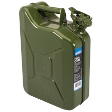 Draper 10L Steel Fuel Jerry Can (Green)