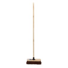 Draper Stiff Bassine Broom Head with Plastic Bracket and Handle 300mm Draper Stiff Bassine Broom Head with Plastic Bracket and Handle 300mm