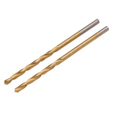 Draper HSS Titanium Nitride Coated Drill Bit - 2.0mm (Pack of 2)