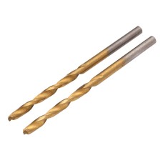 Draper HSS Titanium Nitride Coated Drill Bit - 3.2mm (Pack of 2)