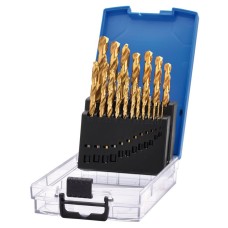 Draper HSS Titanium Nitride Coated Drill Bit Set (19 Piece)