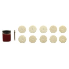 Draper Polishing Wheels Set for D20 Engraver/Grinder (12 Piece)