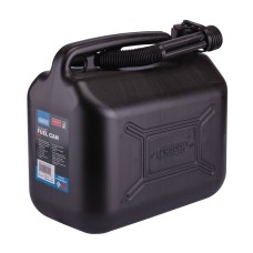 Draper 10L Plastic Fuel Can - Black