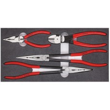 Draper KNIPEX 00 20 01 V16 Set Of Pliers In a Foam Tray - 4 Parts