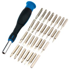 Draper Precision Screwdriver And Bit Set (31 Piece)