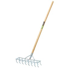 Draper Long Handled Steel Harrow Rake and Scarifier